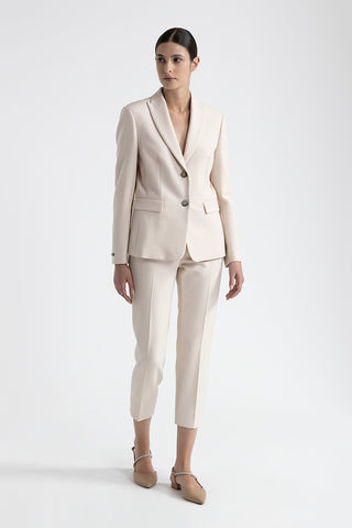 Double-face technical fabric  blazer  