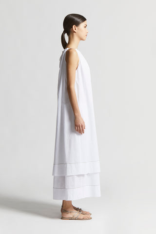 Pure cotton voile long dress