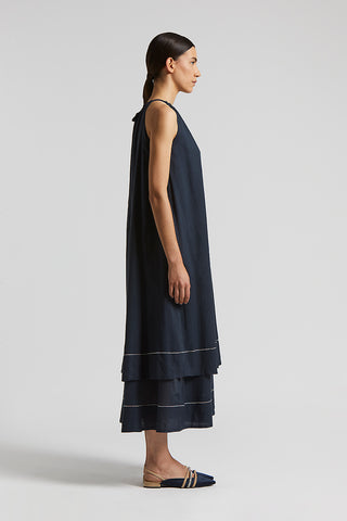 Pure cotton voile long dress