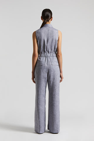 Linen long jumpsuit