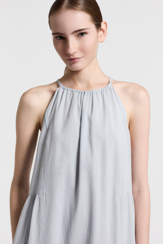 Pure cotton voile midi dress