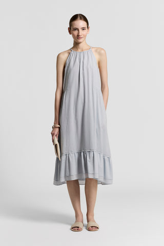 Pure cotton voile midi dress
