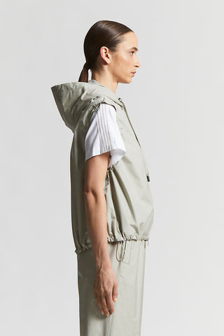 Technical cotton parachute canvas waistcoat