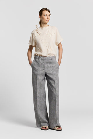 T-shirt in voile di puro cotone