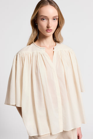 Camicia in voile di puro cotone