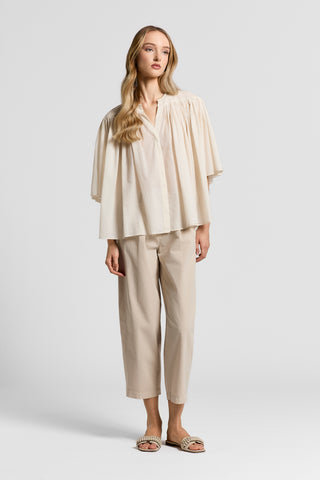 Camicia in voile di puro cotone