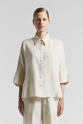 Light and cool pure linen shirt