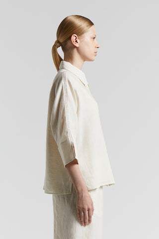 Light and cool pure linen shirt