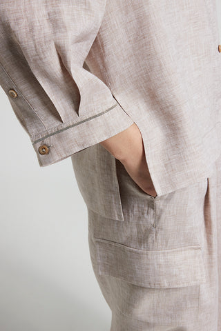 Light and cool pure linen shirt