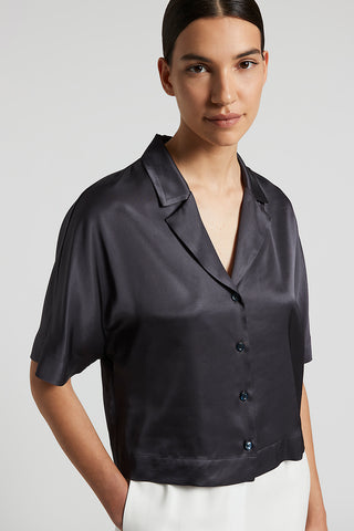 Viscose satin shirt