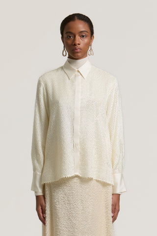 Camicia in fil coupé di viscosa 1 / 4
