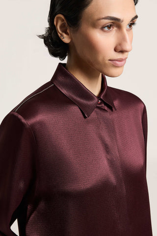 Camicia in raso