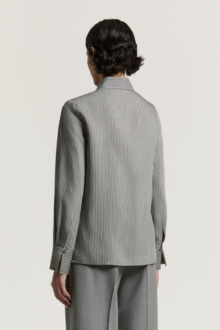 Camicia in viscosa e seta