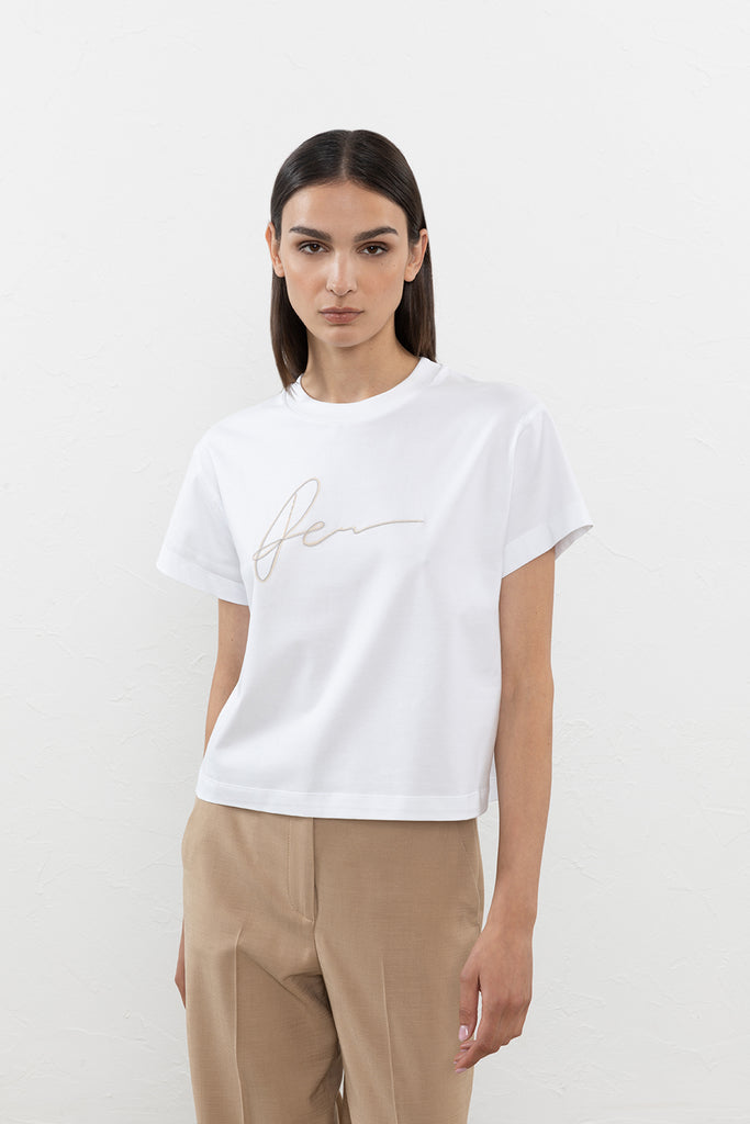 Microdream cotton jersey T-shirt  