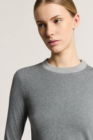 T-shirt in microcostina jersey di cotone