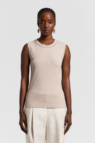 Top in microcostina di jersey