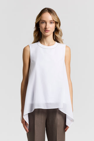 Top in jersey di cotone