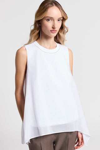 Top in jersey di cotone