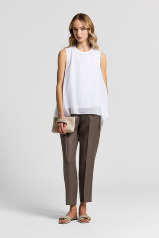 Top in jersey di cotone