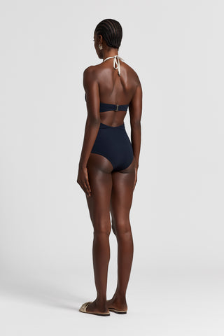 Reversible one-piece swimsuit