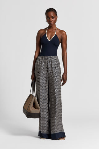 Reversible one-piece swimsuit