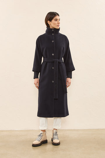 Wool and cashmere coat  
