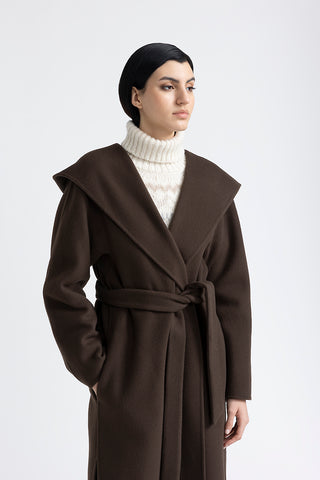 New wool and cashmere coat  