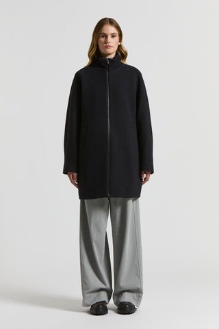 Soft stretch cotton gabardine trousers