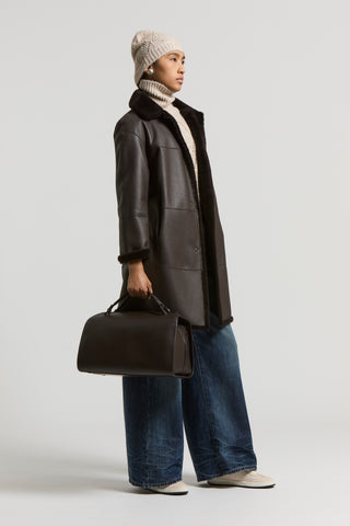 Genuine Lacaune shearling jacket