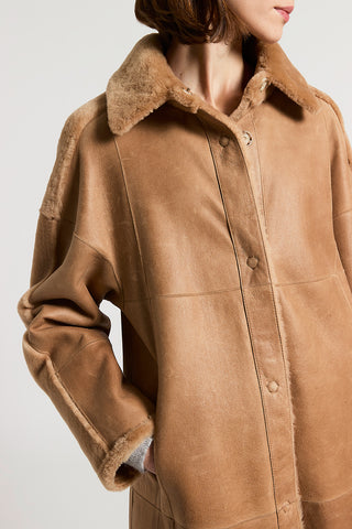 Montone in vero pelo di pecora merinillo