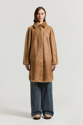 Montone in vero pelo di pecora merinillo