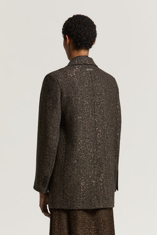 Cappotto in resca in lana