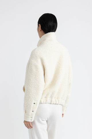 Bouclé wool and alpaca jacket  