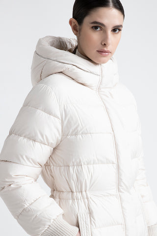 WR peachskin microfibre down jacket  