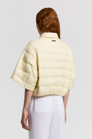 Lightweight down jacket with 3/4 sleeves