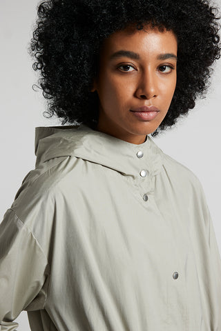 Technical cotton duster coat