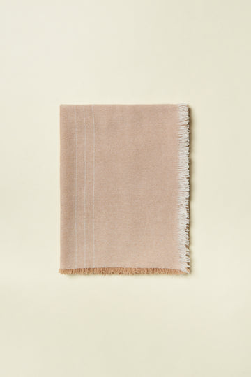 Wool yoke scarf  