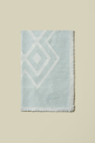 Cotton and modal jacquard stole