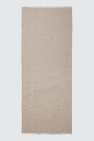 Stola in filato di lino cotone con Punto Luce