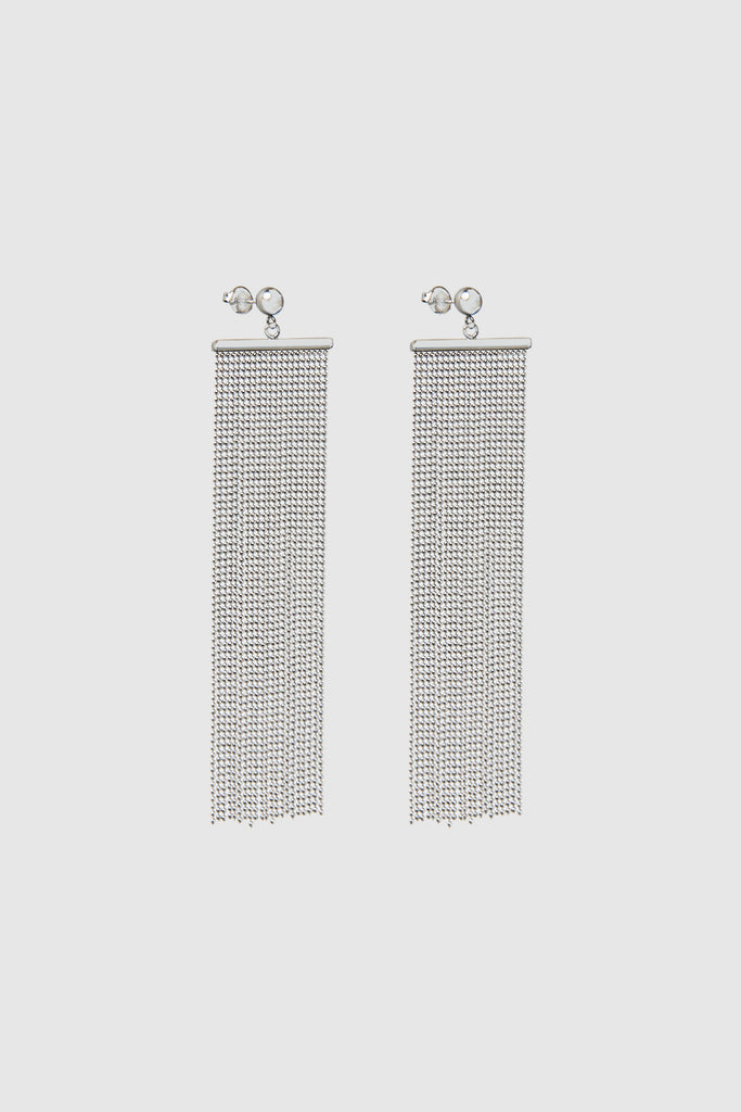 Drop earrings with Punto Luce chain drops  