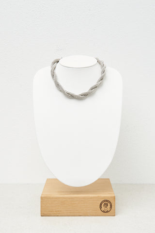 Necklace with torchon in Punto Luce chain  