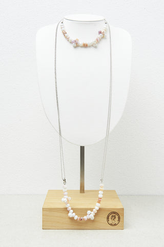 Multi-strand necklace with Punto Luce