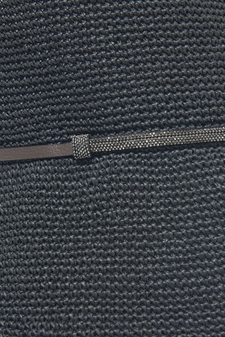 Cloche a intreccio di carta tessile