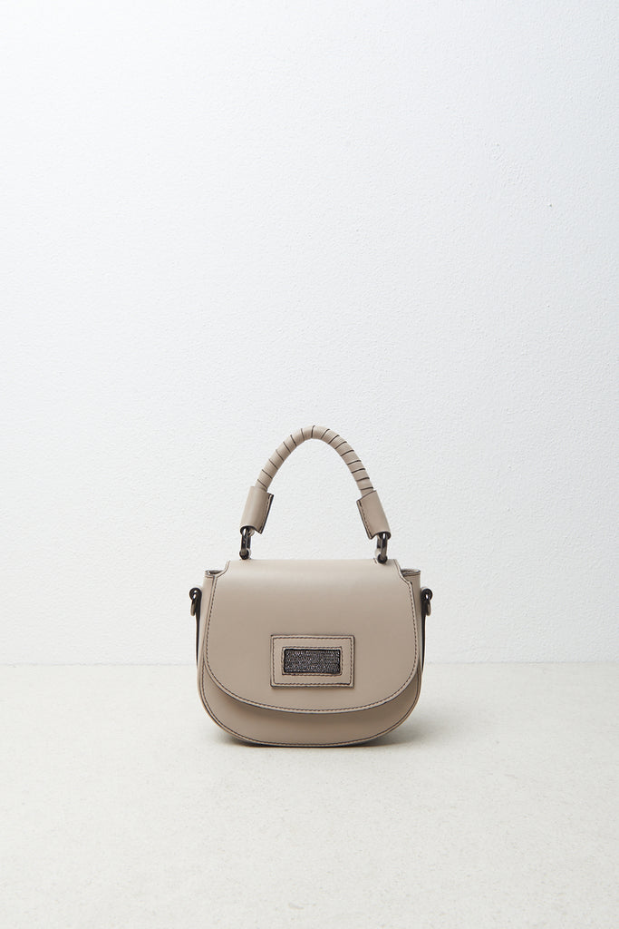 Genuine leather hand-held bag  