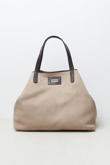 Leather shopping bag  