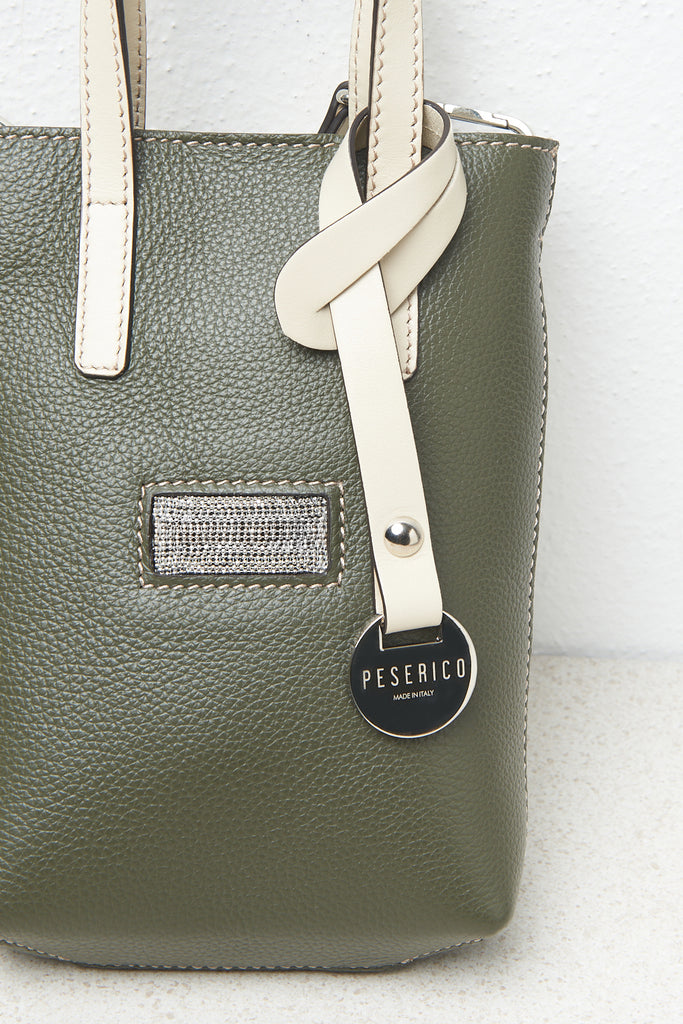 Real leather mini phone bag  