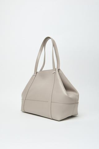 Maxi borsa in vera pelle