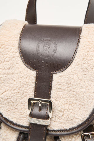 Zaino in eco-pelliccia