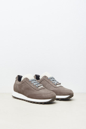Genuine nabuk leather sneakers  