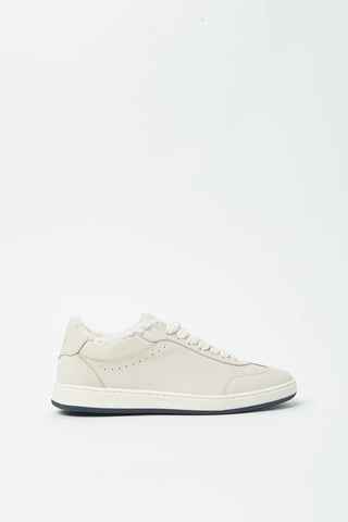 Nubuck leather sneakers